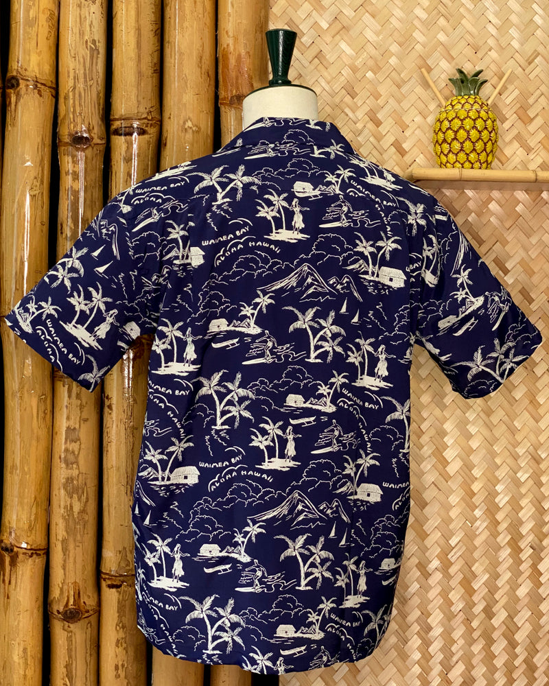 Micky Oye Waimea Bay Aloha Shirt